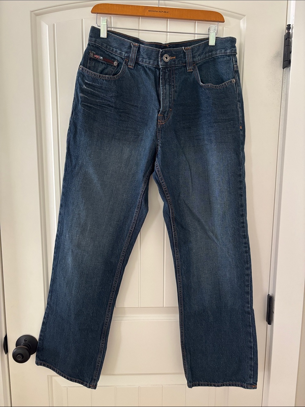 French Connection Men's Blue Straight Jeans